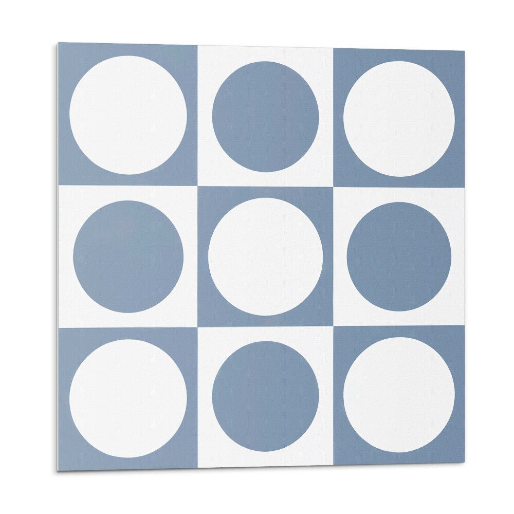 Stenový panel Okrúhle vzory v mriežkovej kompozícii