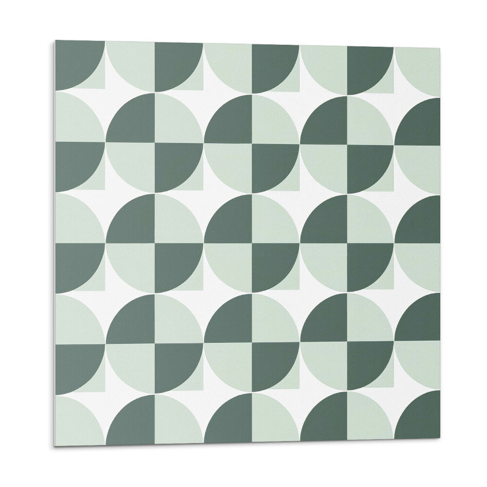 Stenový panel Kruhy a štvorce v geometrickom štýle