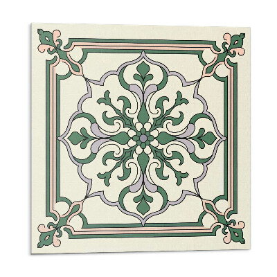 Stenový panel Kvetinový motív s ozdobnými detailmi