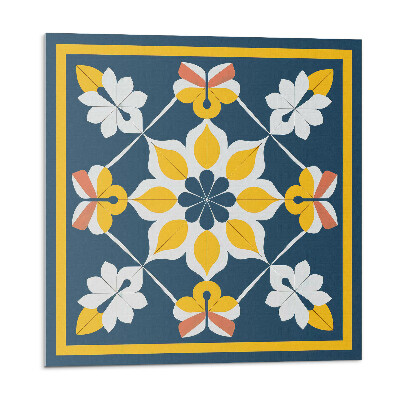 Stenový panel Kvetinová harmónia v symetrii