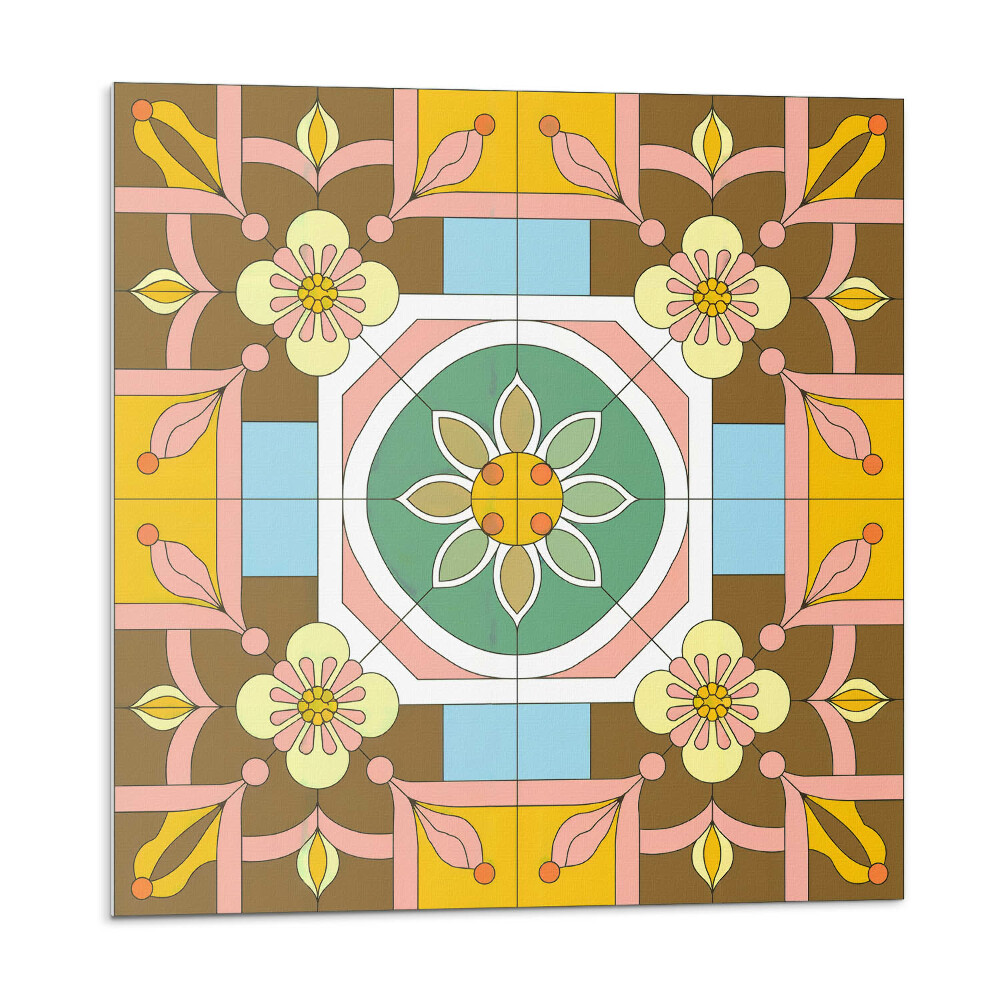 Dekoratívny nástenný panel Kvetinový motív