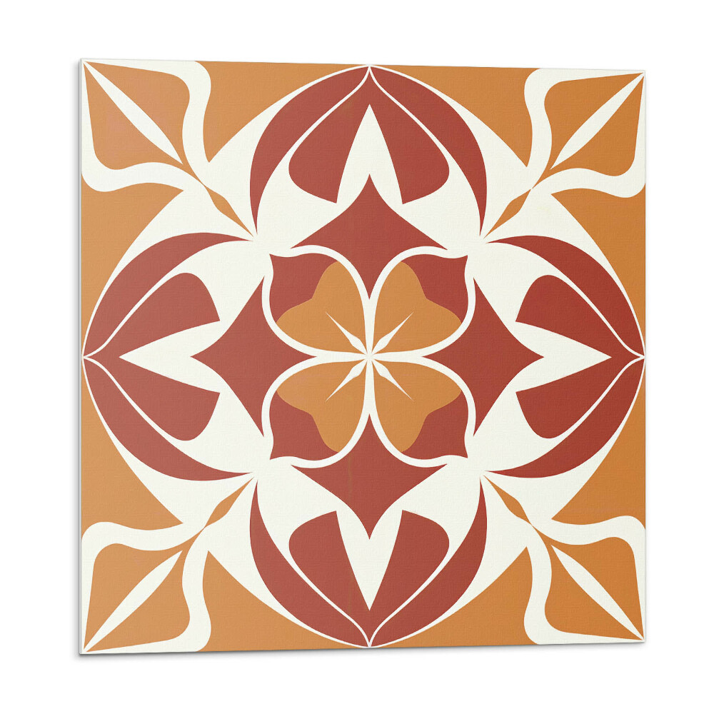 Dekoratívny nástenný panel Rastlinný motív v symetrickom usporiadaní