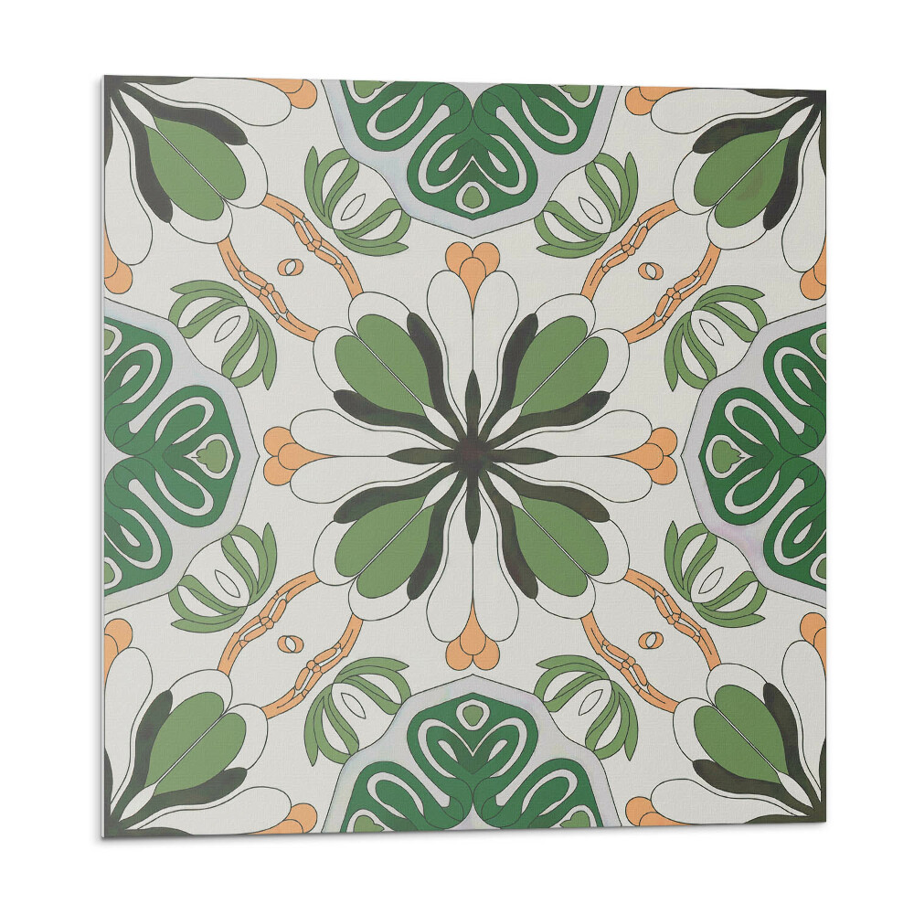 Stenový panel Kvetinová harmónia v symetrii