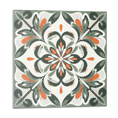 Nástenný panel pvc Kvetinový motív so zelenými listami