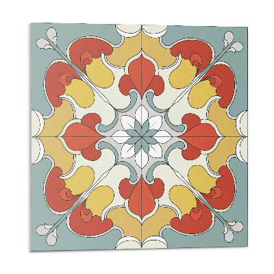 Nástenný panel pvc Kvetinová mandala v etnickom štýle