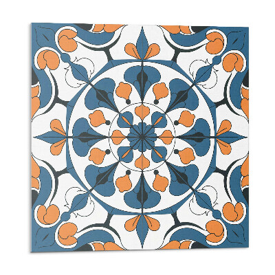 Dekoratívny nástenný panel Kvetinová mandala v etnickom štýle