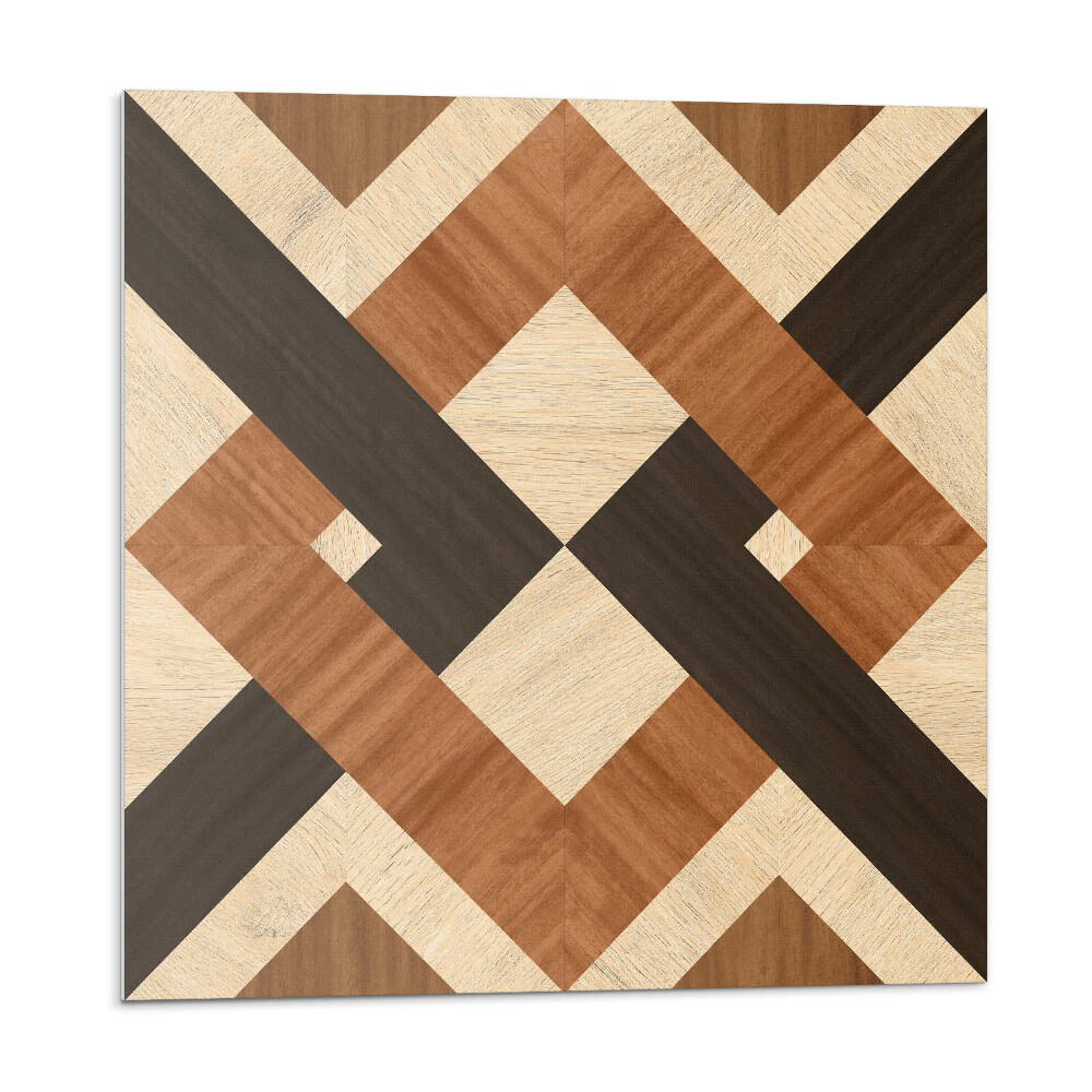 Nástenný panel pvc Geometrický drevený motív