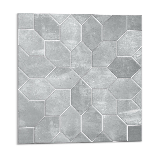 Dekoratívny nástenný panel Šesťhranná mozaika v geometrickom štýle