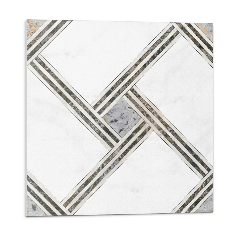 Stenový panel Konštrukcia geometrických čiar