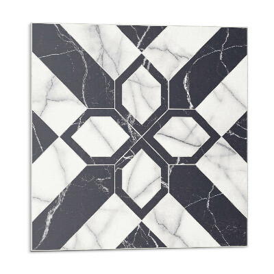 Nástenný panel pvc Mramorový vzor v geometrických tvaroch