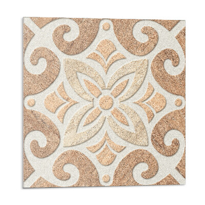 Stenový panel Kvetinový motív s ozdobnými detailmi