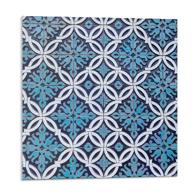 Dekoratívny nástenný panel Vzor tvarov s kvetinovým motívom