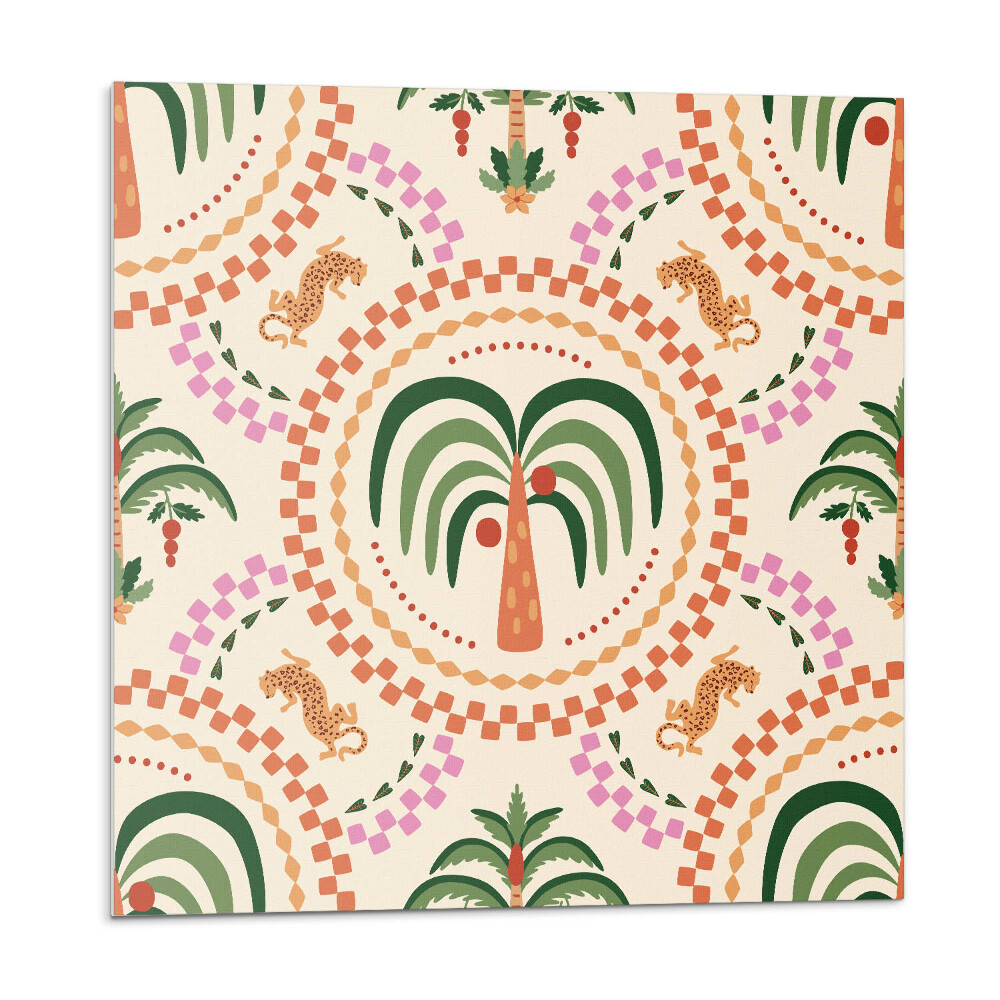 Stenový panel Motív exotických rastlín