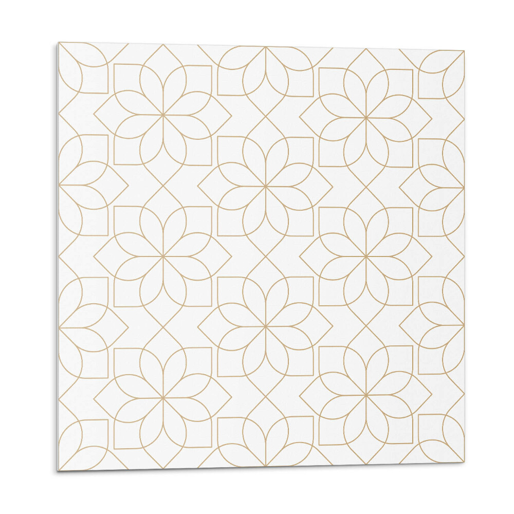 Stenový panel Kvetinová geometria v modernom štýle