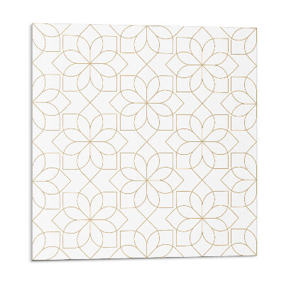 Stenový panel Kvetinová geometria v modernom štýle