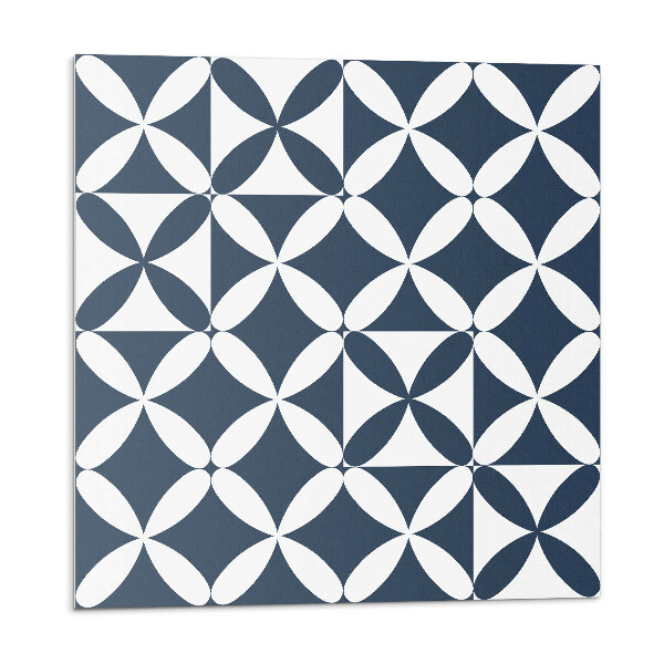 Dekoratívny nástenný panel Kvetinový motív v geometrických tvaroch
