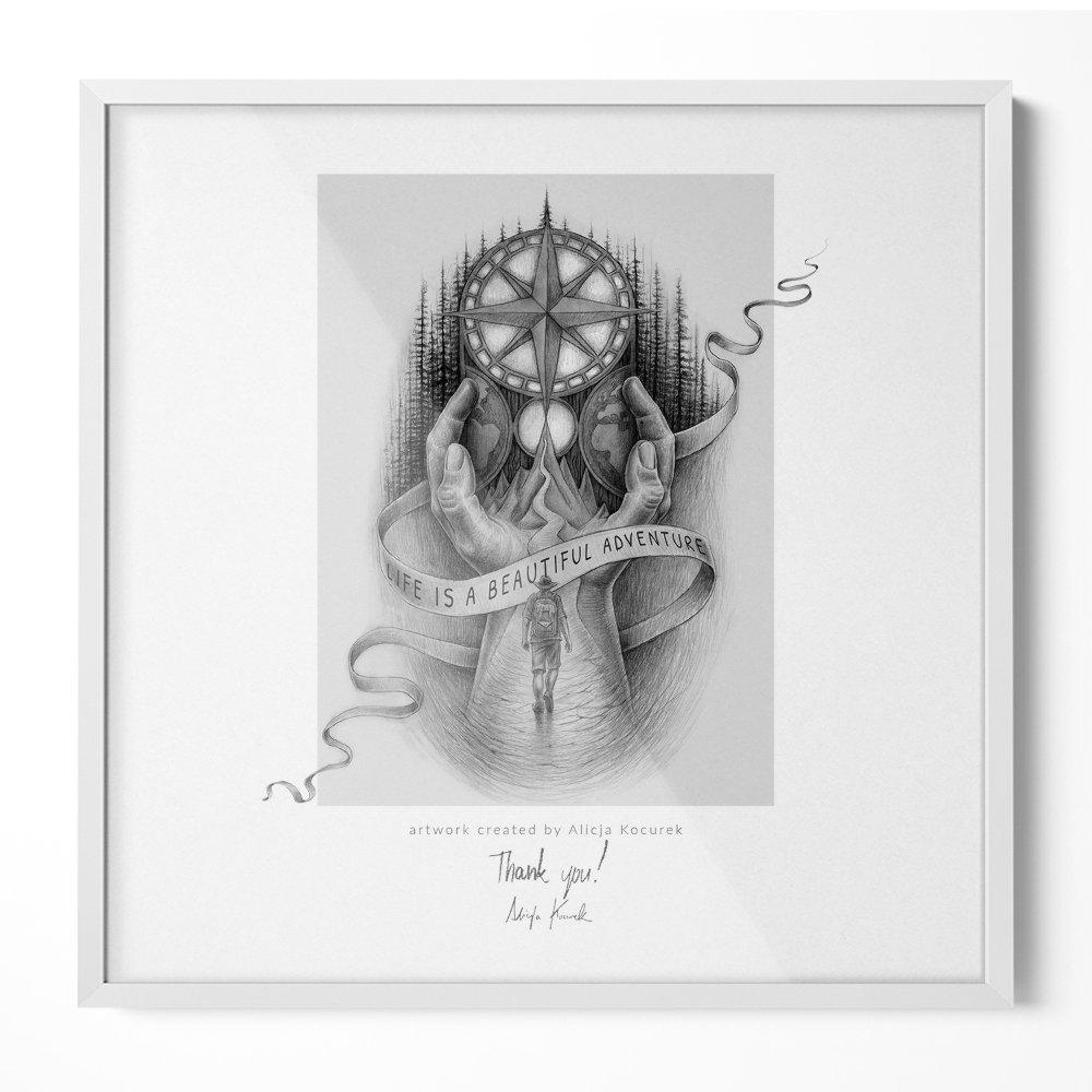 Biely fotorámček na plagát 50x50 cm