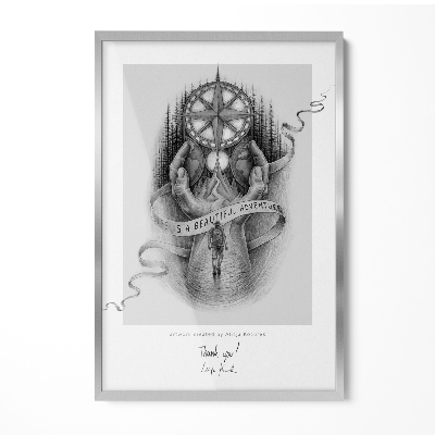 Klasický strieborný fotorámček 20x30 cm