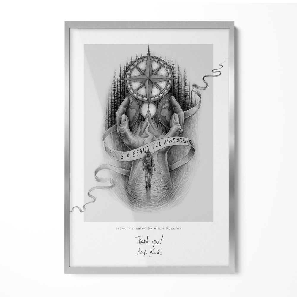 Strieborný fotorámček na obrázok 40x60 cm