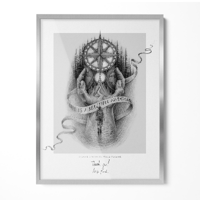 Strieborný fotorámček 60x80 cm