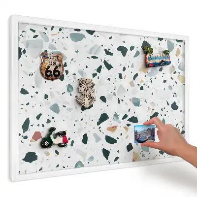 Magnetická tabuľa na stenu s potlačou Štýlová svetlá mozaika
