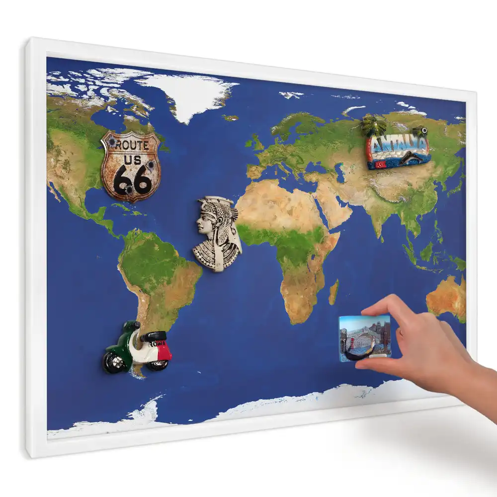 Magnetická tabuľa Mapa modrého oceánu