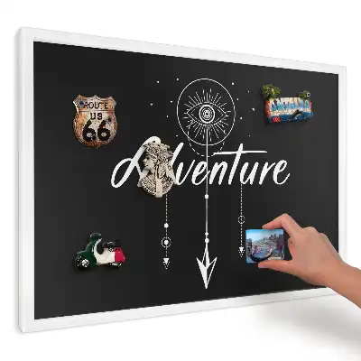 Magnetická tabuľa na magnetky Kontrastné tmavé písmo