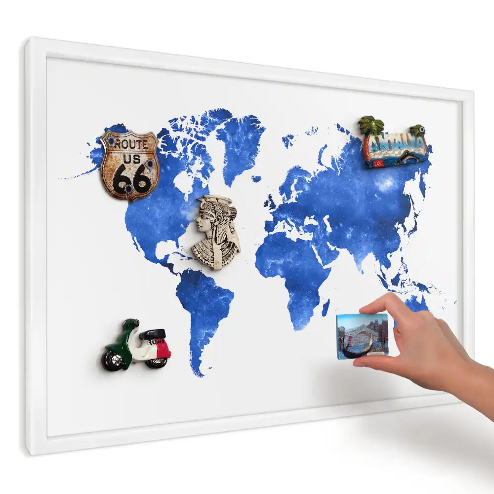 Magnetická tabuľa Vesmírna mapa sveta