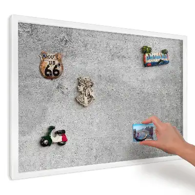 Magnetická tabuľa na magnetky Loft s dizajnom minimalistického betónu