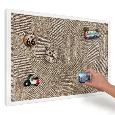 Magnetická tabuľa na magnetky Tlmená geometria