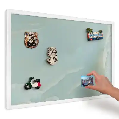 Magnetická tabuľa na magnetky Jemné pastelové prechody