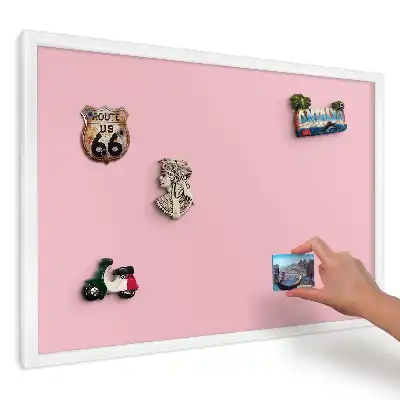 Magnetická tabuľa na stenu s potlačou Harmonická jemná ružová