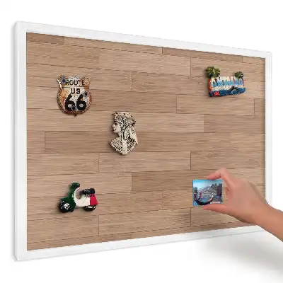 Magnetická tabuľa na stenu s potlačou Harmonické elegantné drevo