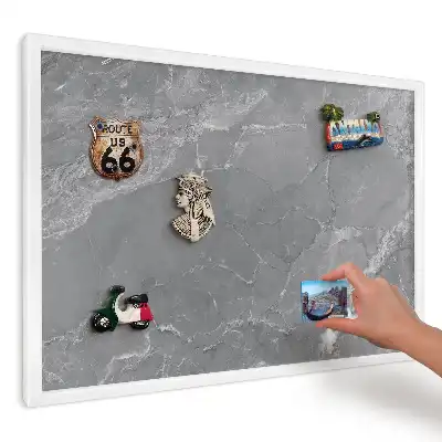 Magnetická tabuľa na magnetky Kameň so sivými žilami
