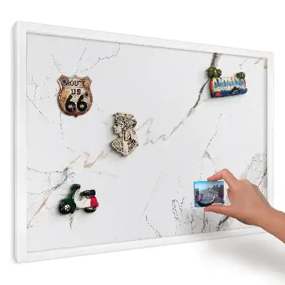 Magnetická tabuľa na magnetky Béžovo-sivý elegantný vzor