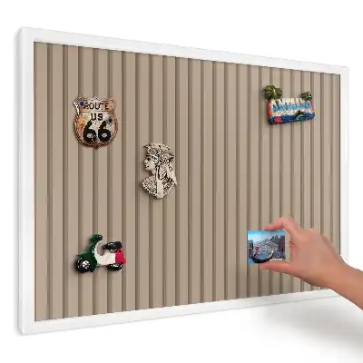 Magnetická nástenná tabuľa s potlačou Teplé minimalistické línie
