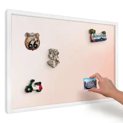 Magnetická tabuľa na magnetky Harmonická pastelová kompozícia