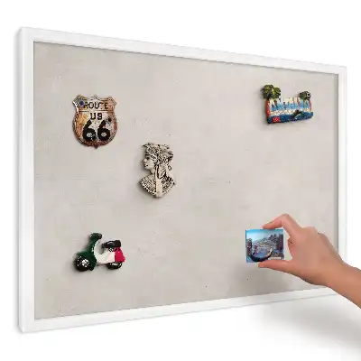 Magnetická tabuľa na stenu s potlačou Sivá jemná textúra interiéru