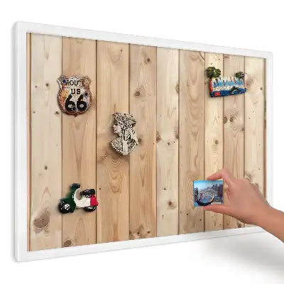 Magnetická tabuľa na magnetky Teplé drevo s viditeľnou textúrou