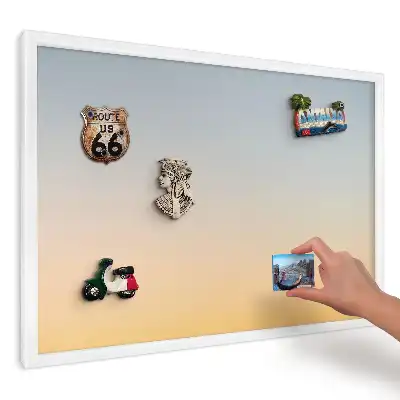 Magnetická tabuľa na magnetky Teplý jemný prechod