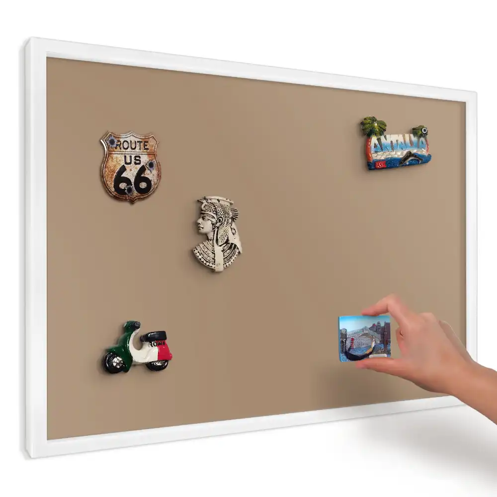 Magnetická nástenná tabuľa s potlačou oranžový minimalistický štýl