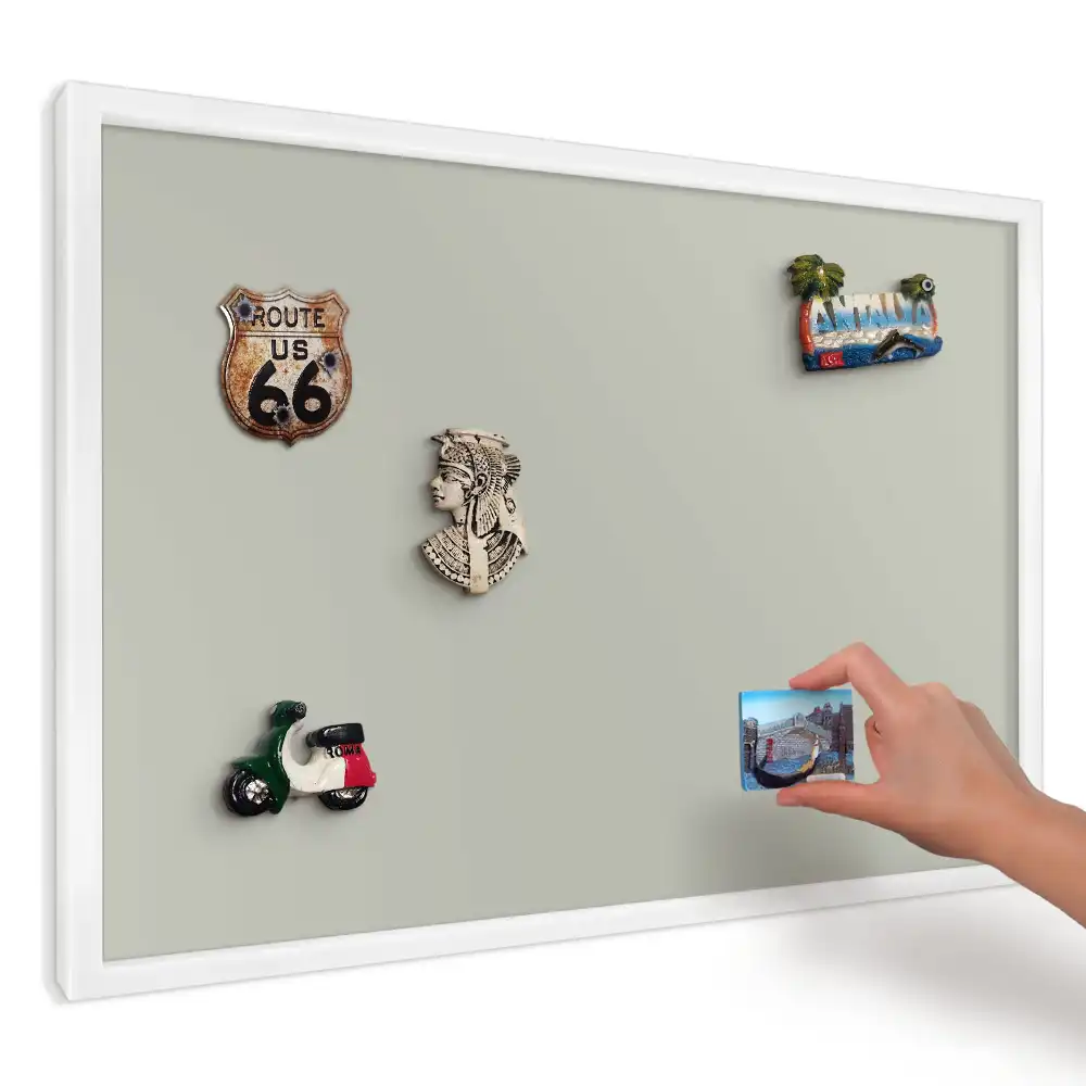 Magnetická nástenná tabuľa s potlačou svetlokrémový minimalizmus