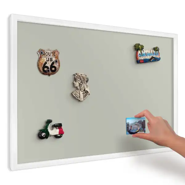 Magnetická tabuľa na stenu s potlačou Svetlo krémová minimalizmus elegancia