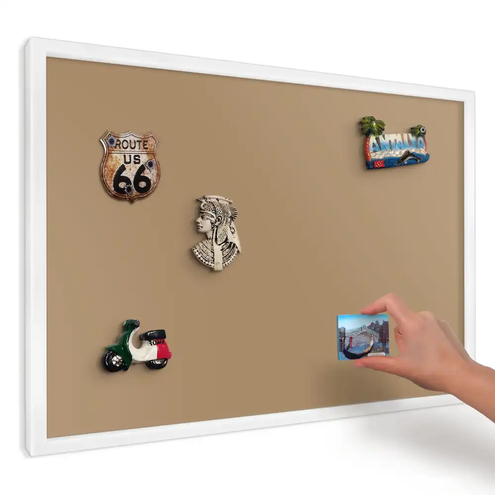 Magnetická nástenná tabuľa s potlačou Žiarivo minimalistická oranžová