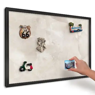 Magnetická dekoračná tabuľa na stenu Elegantný béžový mramor