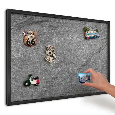 Magnetická dekoračná tabuľa na stenu Jemný sivý kameň