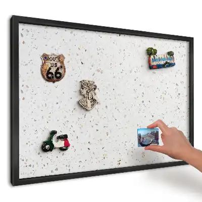 Tabula na magnetky na stenu Moderné svetlé terazzo