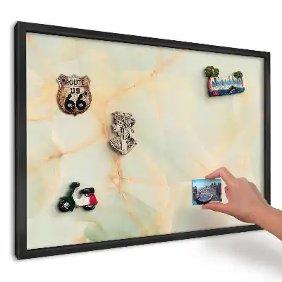 Magnetická dekoračná tabuľa na stenu Mäkký, krehký mramor