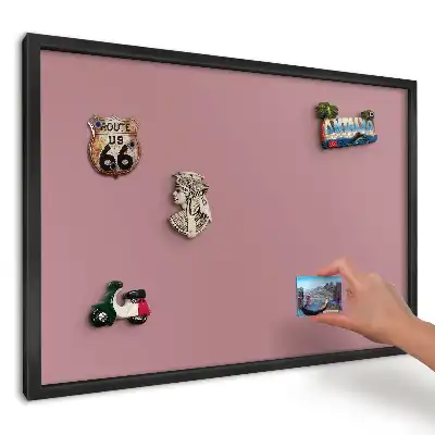 Magnetická dekoračná tabuľa na stenu Ružové minimalistické pozadie