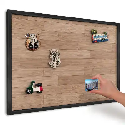 Magnetická dekoračná tabuľa na stenu Harmonické elegantné drevo